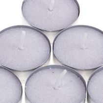 Scented candles lavender mimosa, tea lights scented Ø3.5cm H1.5cm 18 pieces