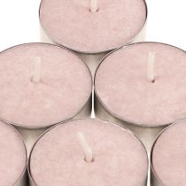 Scented candles chocolate cherry blossom, tea lights scented Ø3.5cm H1.5cm 18 pieces