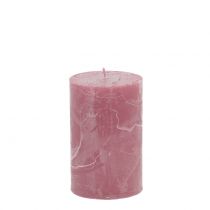 Product Solid-colored candles old pink 60x100mm 4pcs