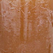 Product Solid-color pillar candles, caramel, 50x100mm, set of 4, long burning