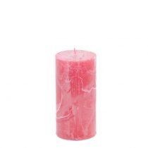 Product Solid Colored Candles Pink 50x100mm 4 Pcs