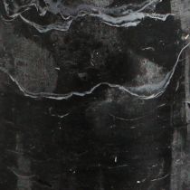 Product Solid black pillar candles 70×80mm, set of 4 - Elegant decorative candles for Advent wreaths &amp; Halloween