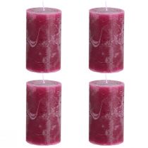 Product Berry pillar candles, 60x100mm, set of 4 – atmospheric decoration