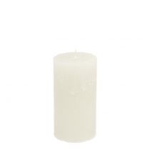 Product Solid-colored candles white 50x100mm 4 pcs