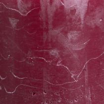 Product Stylish solid-colored berry pillar candles 70x100mm, set of 4 – decoration, festive, modern