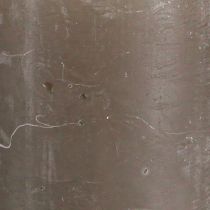 Product Solid-colored pillar candles, brown candles, 60x100mm, set of 4, autumn decoration