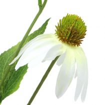 Product Echinacea flower artificial white 90cm