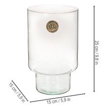 Product Glass cylinder container Eco Glass 25cm