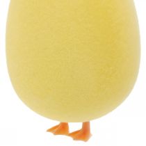 Easter egg with legs yellow decoration figure Easter decoration H13cm 4pcs