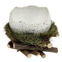 Product Egg in Nest Ø11cm H12cm 4 pcs