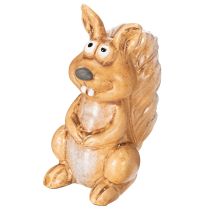 Product Sitting squirrel figurine for autumn decoration, 10cm