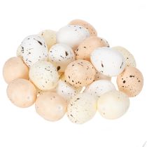 Product Decorative Easter eggs with a speckled surface for spring arrangements, 3cm, 24 pieces