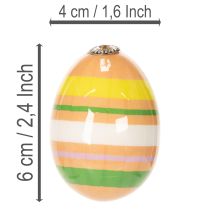 Product Easter egg ornaments, perfect for decorating Easter trees and branches, 6cm, 12 pieces