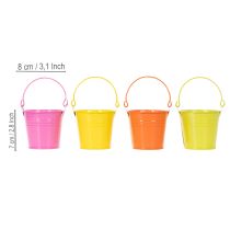 Product Colorful buckets, Ø8cm H7.5cm, 12 pieces