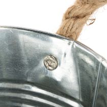 Product Bucket with rope handles Ø14cm H12cm