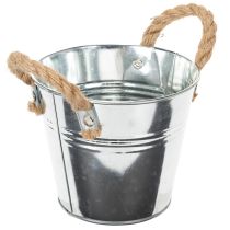 Product Bucket with rope handles Ø14cm H12cm
