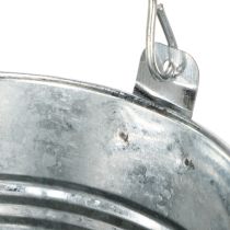 Product Bucket Ø12cm H10cm 8pcs. Zinc, shiny