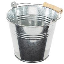 Product Bucket Ø12cm H10cm 8pcs. Zinc, shiny