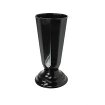 Product Setting vase “Szwed” black Ø13cm, 1pc