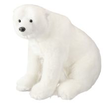 Product Polar bear decorative figures standing and sitting white 16/20cm 3pcs