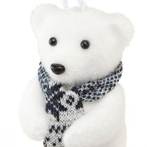 Product Polar Bear Hanging Decoration Winter Decoration Figurines Set 11×7cm 4pcs