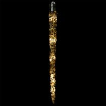 Icicle silver plastic 47cm with 9 LED and battery