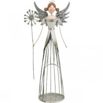 Product Angel figurine metal, lantern Christmas H31.5cm