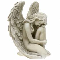Deco angel grave decoration 16.5cm × 12cm H19cm