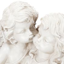 Product Angel Decoration Children's Angel Couple with Heart Sculpture 24cm