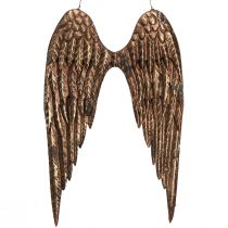 Product Angel wings for hanging metal antique look gold 24×37cm