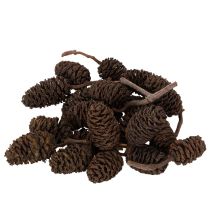Product Natural alder cones, loose, for decoration, 3cm, 300g, natural brown.