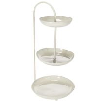 Product Three-tiered table decoration, ideal for living rooms, occasions, weddings, 55cm