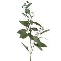 Artificial eucalyptus branch with buds deco branch 60cm