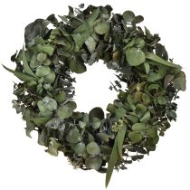 Product Eucalyptus natural wreath Ø35cm preserved scented decoration