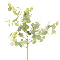 Product Artificial eucalyptus branch with round leaves, 75cm, 4 pieces
