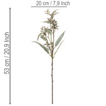 Product Artificial eucalyptus branch decoration, branch arrangement, 3 pieces