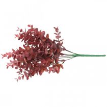 Product Autumn Decoration Eucalyptus Branch Red Artificial Eucalyptus 36cm