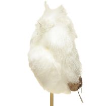 Product Owl on stick white 9cm L48cm