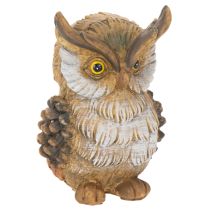 Product Owl figurine, small sitting owl, decoration, 11cm