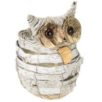 Product Owl for planting white 23cm