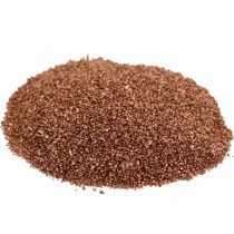 Product Colored sand copper, decorative sand brown Ø0.5mm 2kg