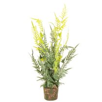 Product Artificial fern plant with root ball for home and office decoration, 57cm