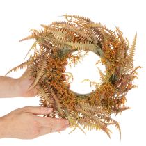 Product Artificial fern wreath for table and door 35cm