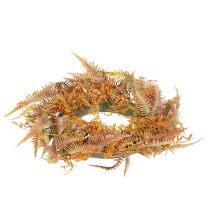 Product Artificial fern wreath for table and door 35cm