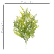 Product Artificial fern hanging plant, decorative eye-catcher for interiors, modern accents, 80cm