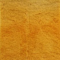 Fur ribbon yellow faux fur for handicrafts table runner 15 × 150cm