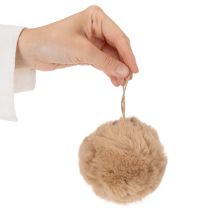 Product Decorative pom-pom ball ornament for Christmas trees, 10cm