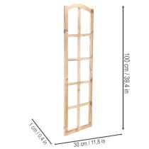 Product Wooden window frame as wall decoration 100cm
