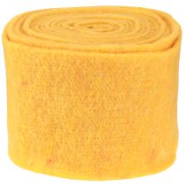 Product Felt ribbon 15cm x 5m yellow