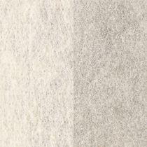Product Felt ribbon 15cm x 5m two-tone grey, white